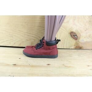 Dr Doc Martens Boots Sneakers Womens Sz 7 Red Maelly Shoes